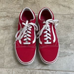 Red vans (women)